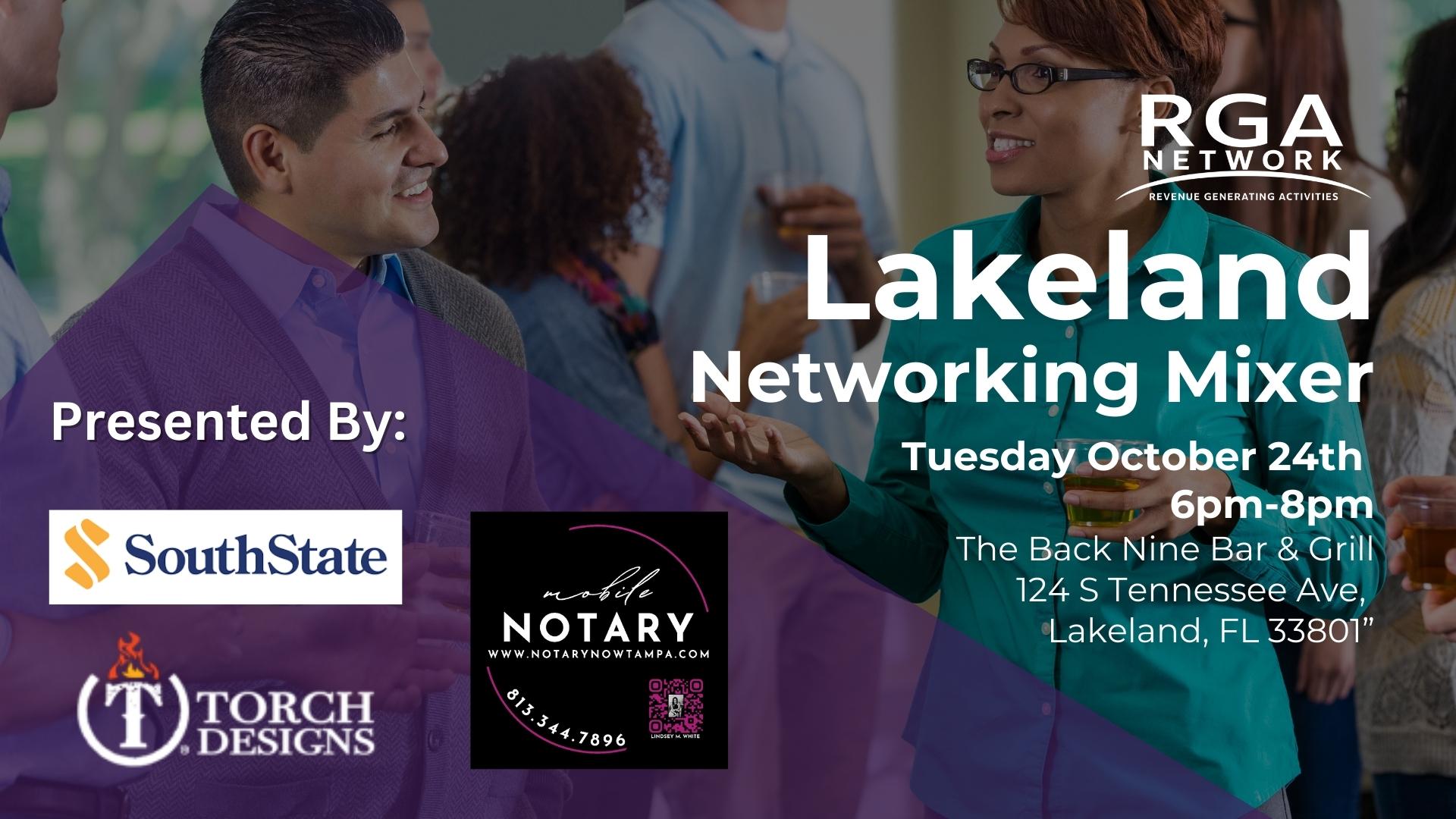 Tuesday Oct 24th Lakeland Networking Mixer 6PM
